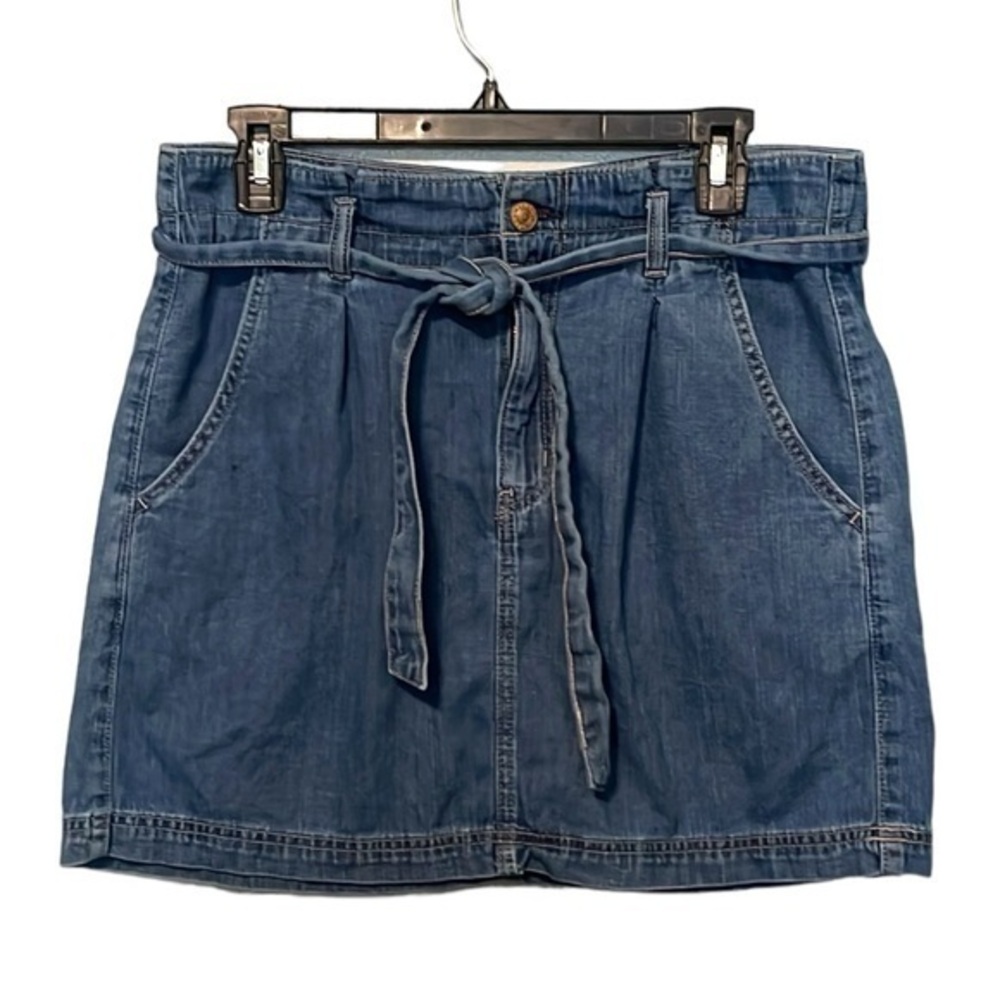 American Eagle Jean Skirt Blue Denim Womens Size 8